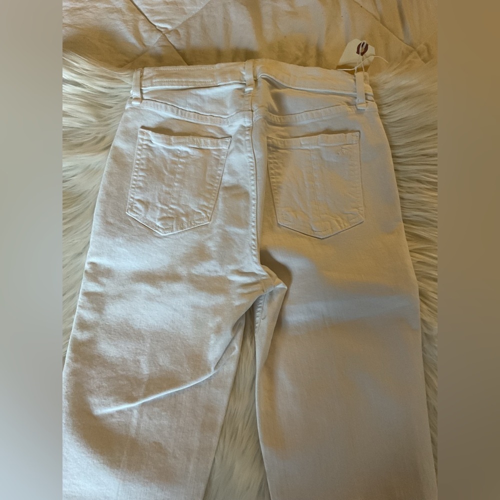 Rag & Bone - High Rise Ankle Skinny Jean - White Manson - Picture 7 of 9
